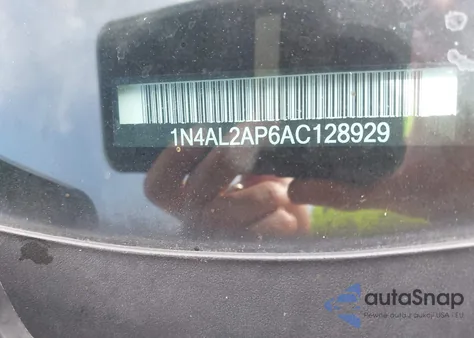 2010 Nissan Altima 2.5 S из США, поврежденный, VIN 1N4AL2AP6AC128929